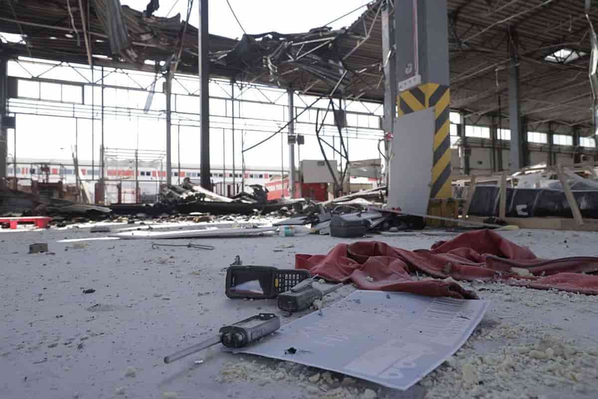 Russian drones kill 2 in Kharkiv Oblast, strike university in Kremenchuk