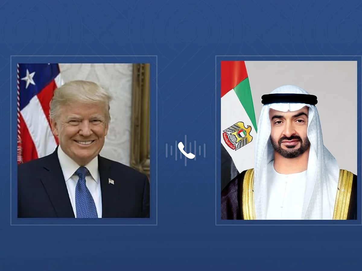 Trump, UAE President discuss Middle East tensions amid Iran diplomacy deadlock