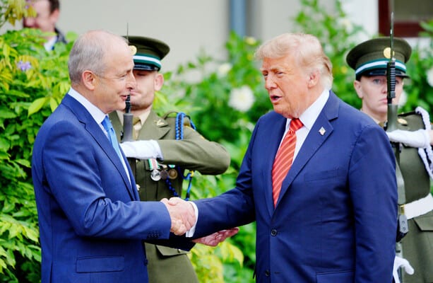 Trump says he 'would love to see' Irish reunification