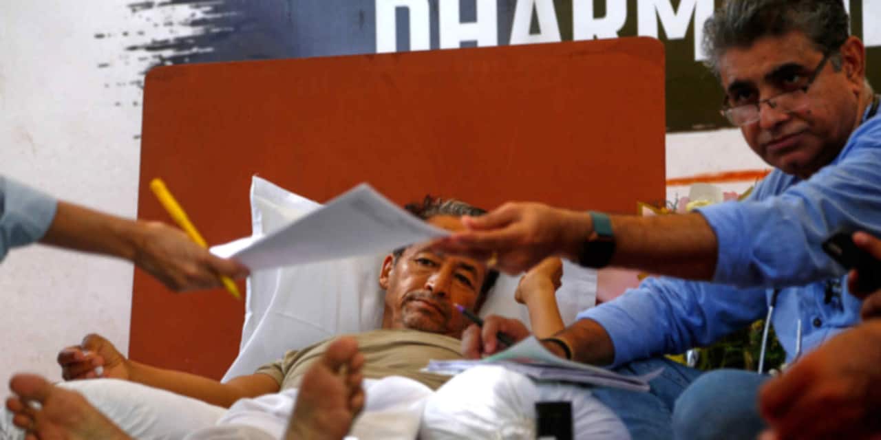 India police hospitalize activist on hunger strike