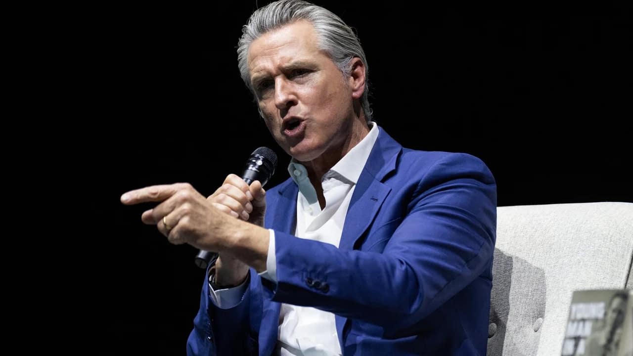 Democrats largely oppose Israeli government's actions, California governor says