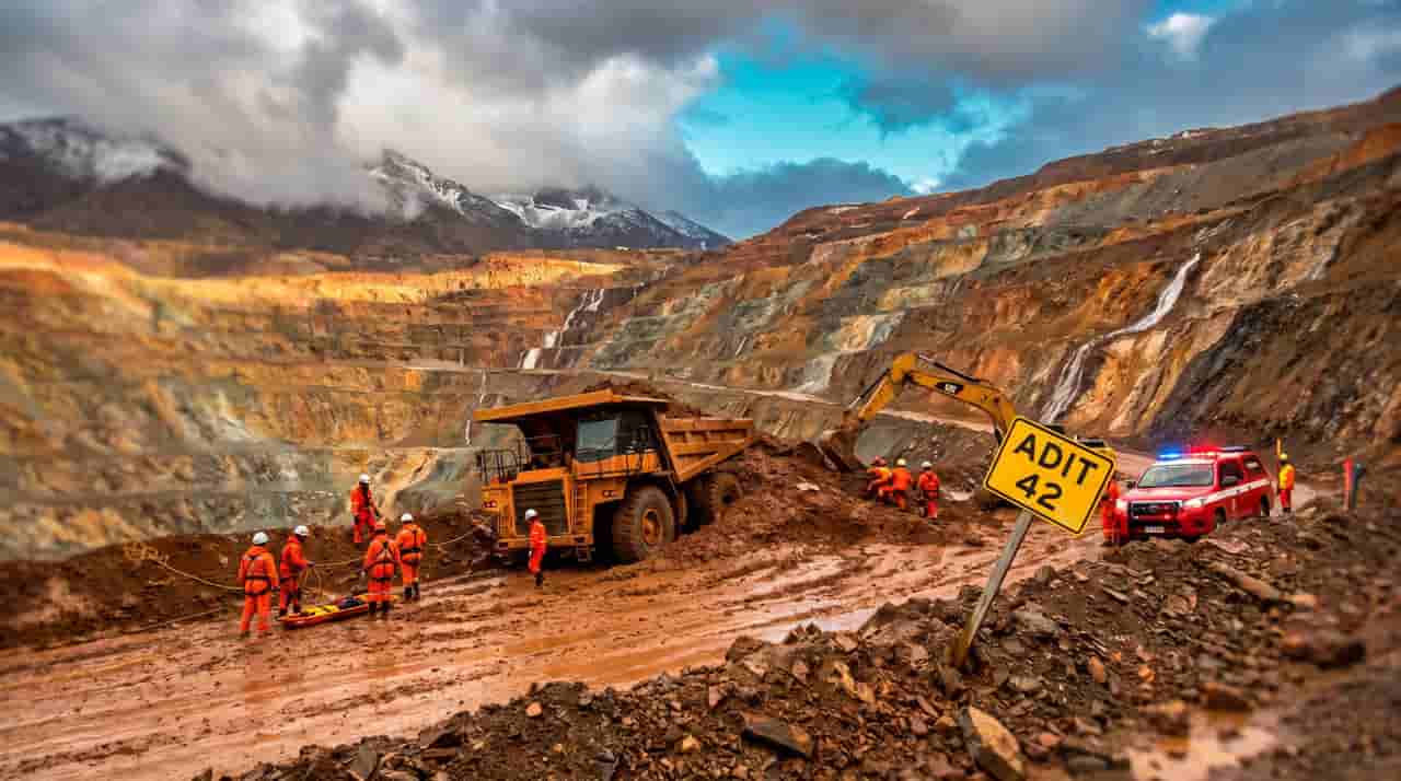 Codelco mine mudslide traps three workers; one rescued