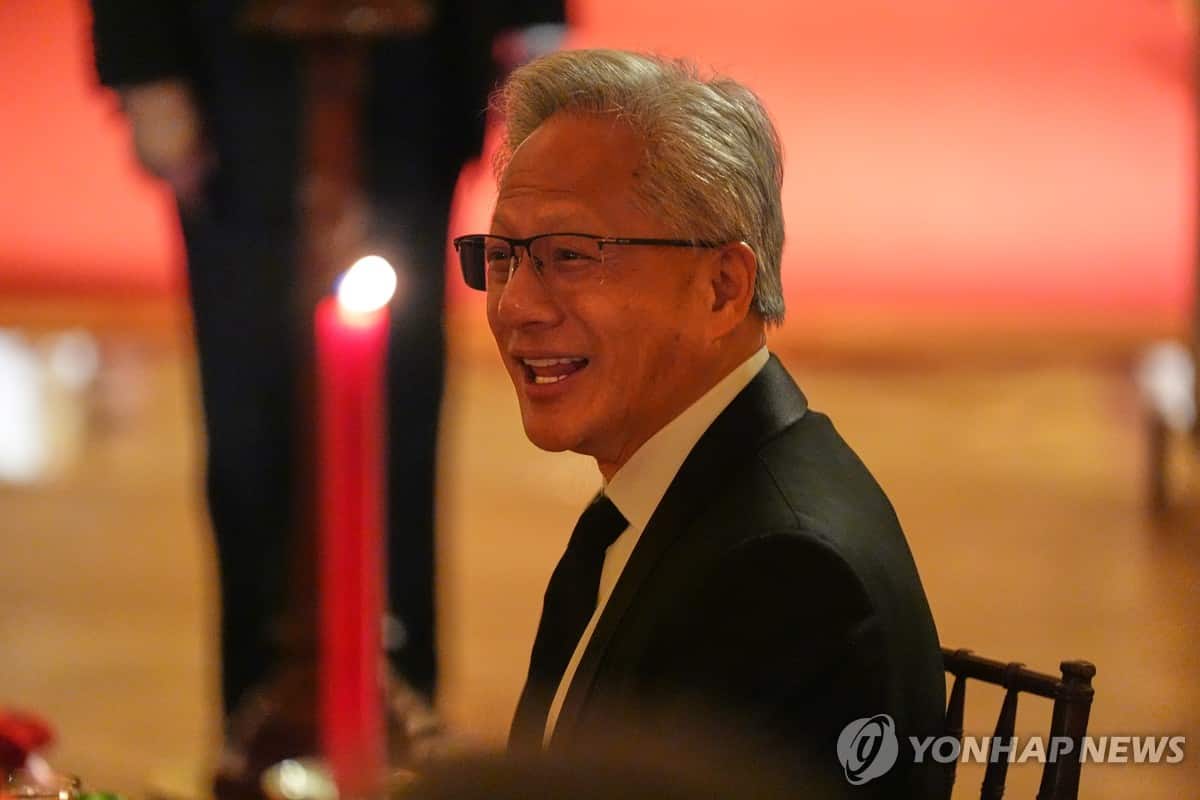 Nvidia CEO Jensen Huang receives Van Fleet Award for S. Korea-U.S. relations