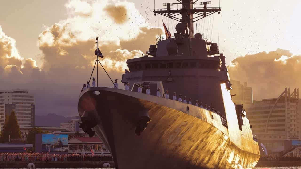 North Korea commissions nuclear-capable destroyer amid US-South Korea-Japan drills