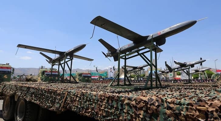 Yemeni government forces shoot down Houthi drone