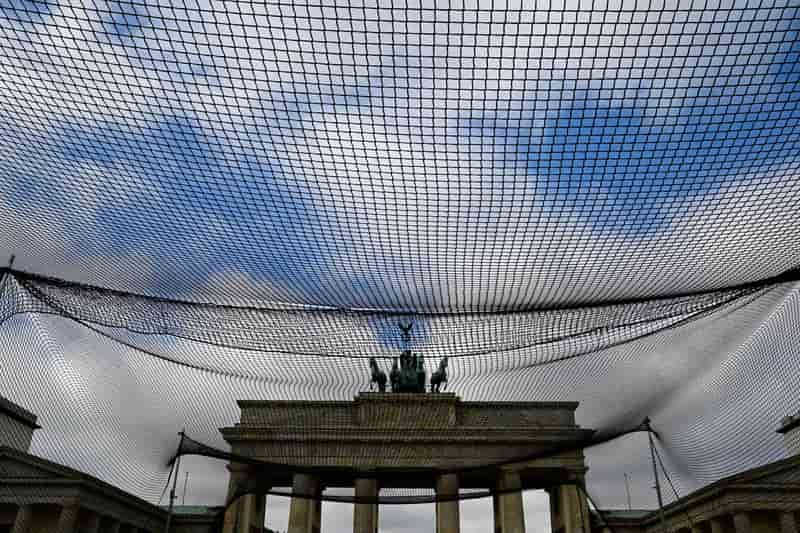 Berlin installation highlights Ukraine's air defense needs
