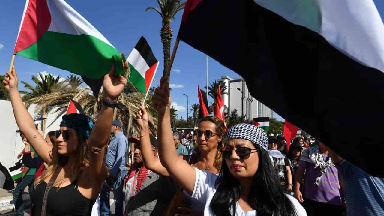 Tunisians find voice again amid Gaza war, linking solidarity to domestic woes