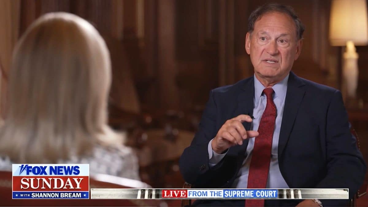 Alito says there is ‘concerted effort’ to intimidate Supreme Court