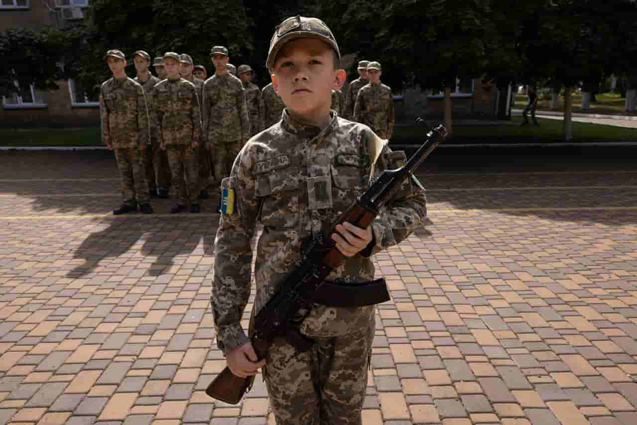 Ukraine's education system balances defense preparedness with militarization concerns
