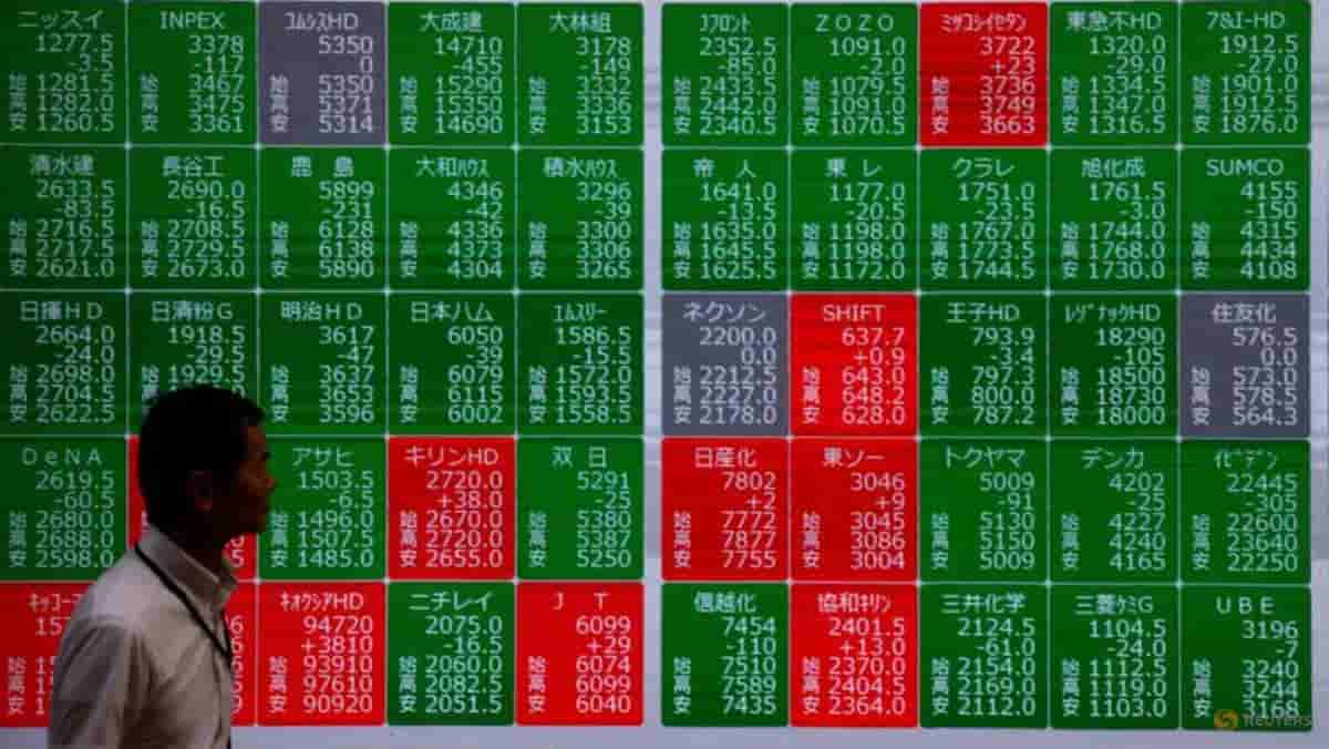 Asian stocks rise on AI demand, oil eases on supply hopes