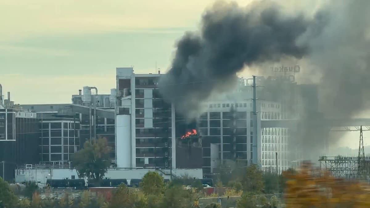 Fire, explosion strike PepsiCo Quaker Oats plant