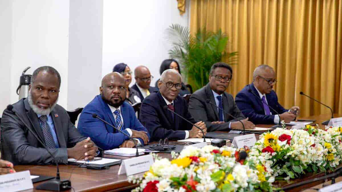 Haiti politician accused of corruption meets judge