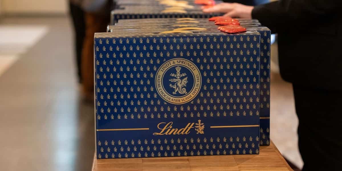 Lindt shareholders receive chocolate briefcases as annual gift