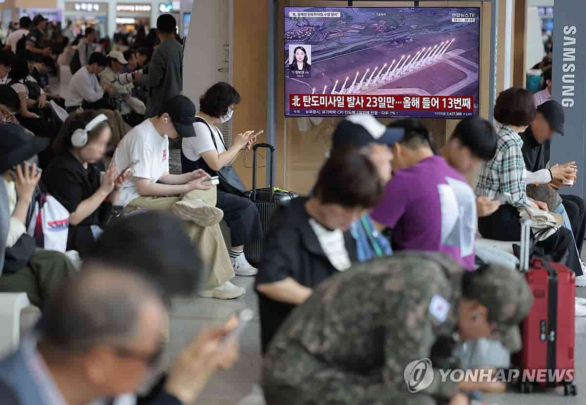 North Korea fires ballistic missile amid border tensions