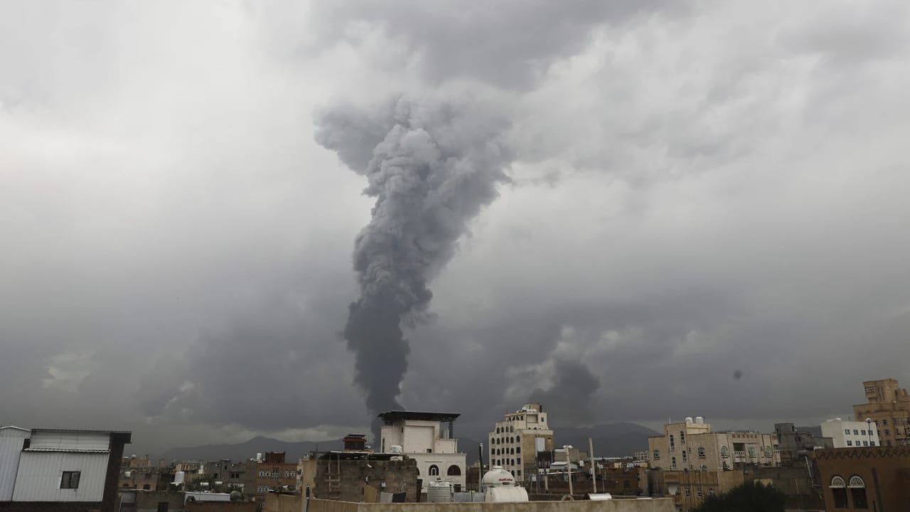 Explosions heard in Sanaa following Israeli airstrikes