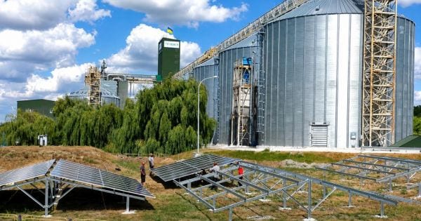 Nibulon adds solar power to grain elevators