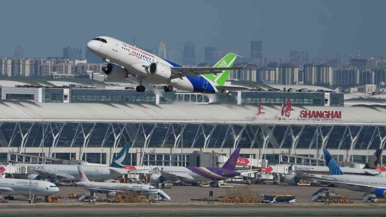 China's C919 airliner completes first high-altitude test flight