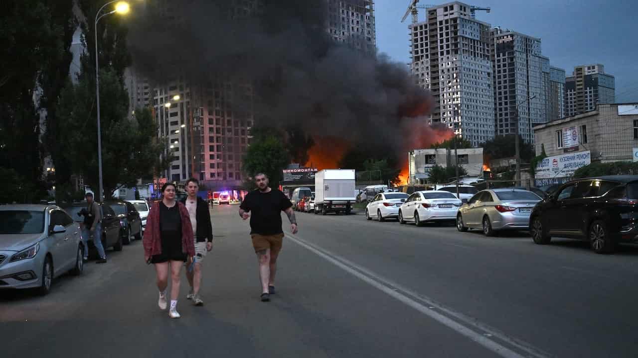 Russia strikes Kyiv with missiles and drones, killing at least 22