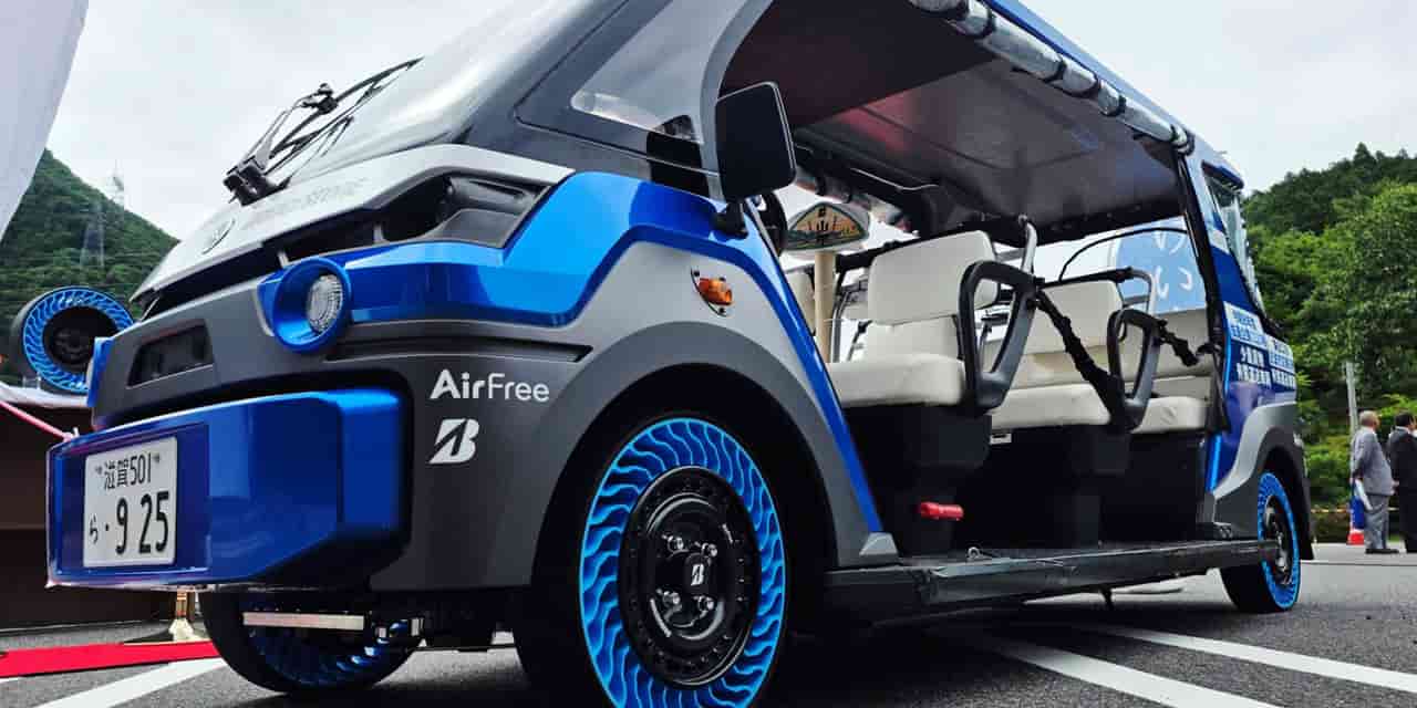 Bridgestone's airless tires debut in Japan after 18 years of development