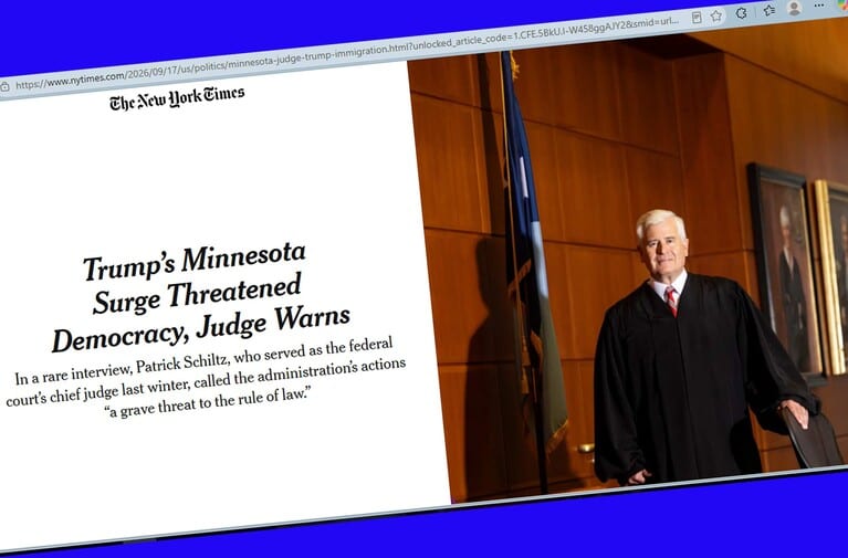 US Justice Department files misconduct complaint against Minnesota judges