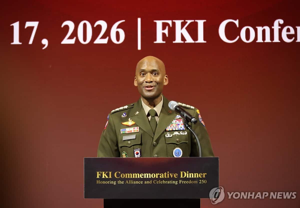 USFK chief urges dispersed drills, citing Ukraine war lessons