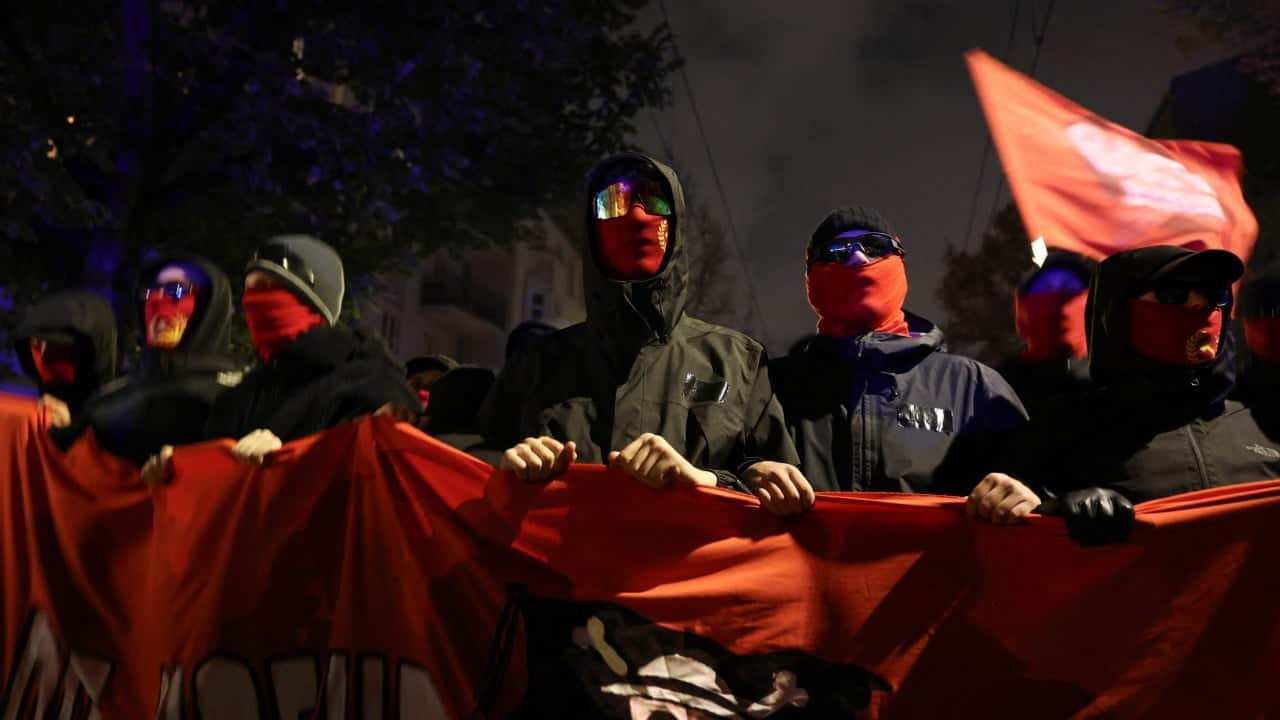 German police use water cannon on 'Gen Z' protesters
