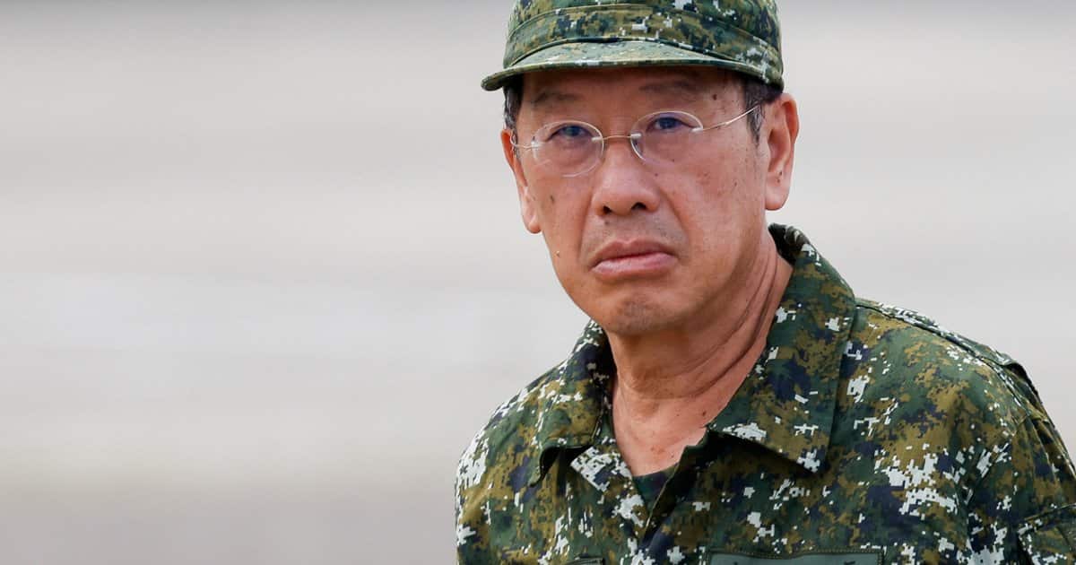 Taiwan defense minister unaware of US arms sale chunking plan