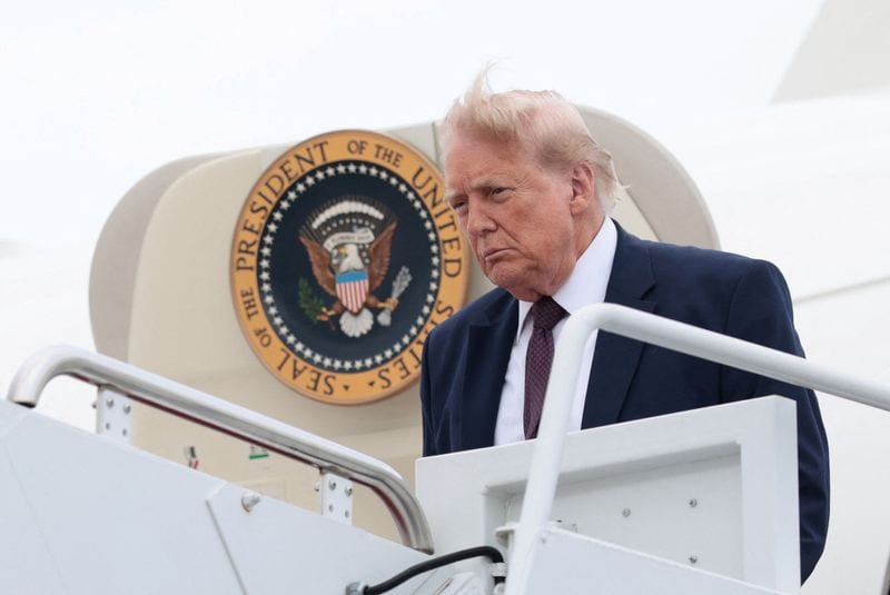 Trump Acknowledges Reflecting Pool Repairs May Miss July 4th Deadline