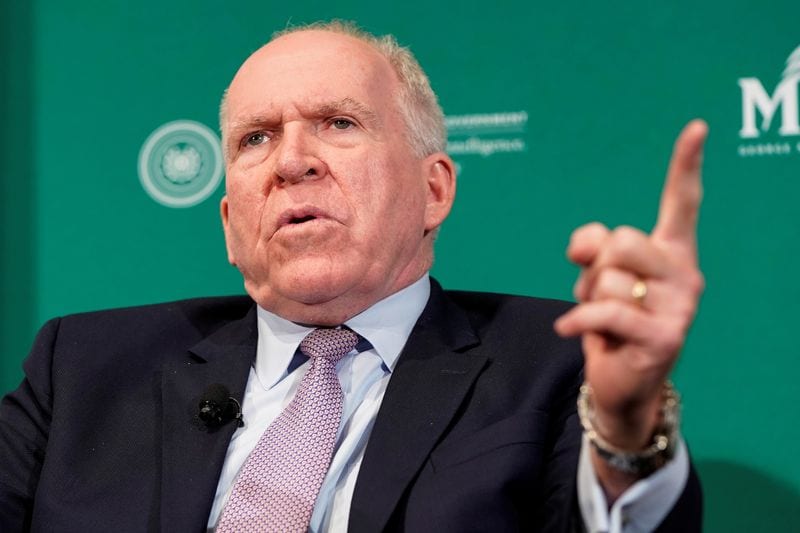 Ex-CIA chief Brennan sues DOJ to preserve records in Trump probe
