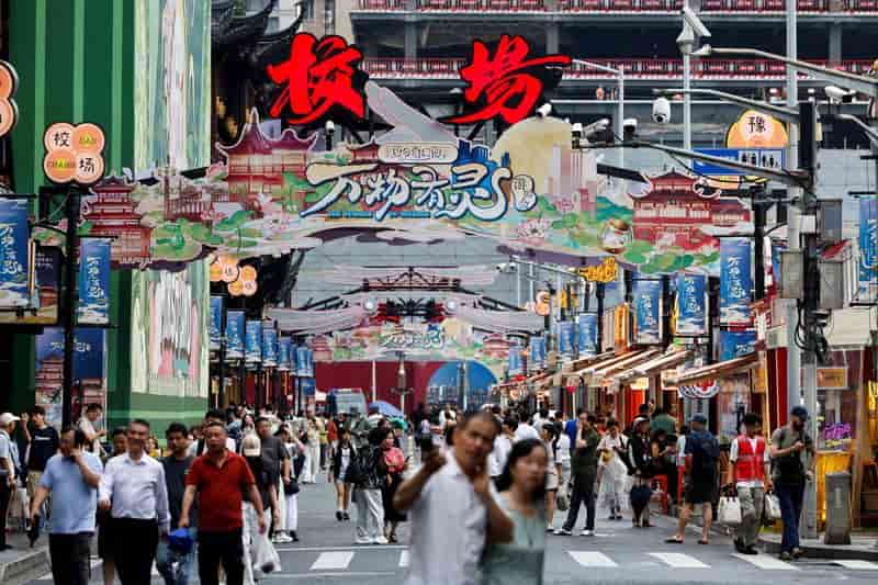 China's June services activity slows slightly, private PMI shows