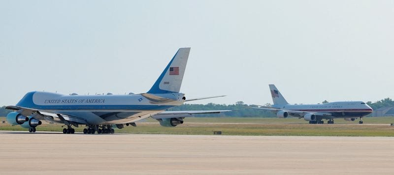 Trump to fly old Air Force One to UK, new plane also visiting