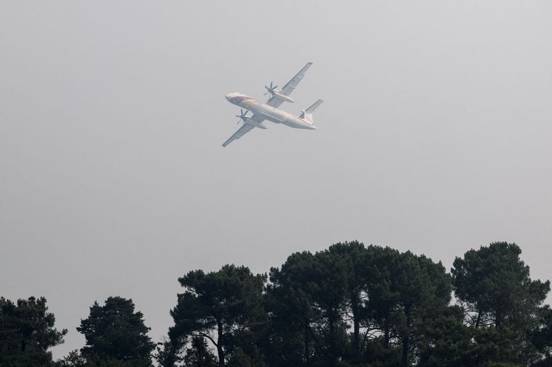 Wildfire of 'exceptional scale' breaks out in forest near Paris