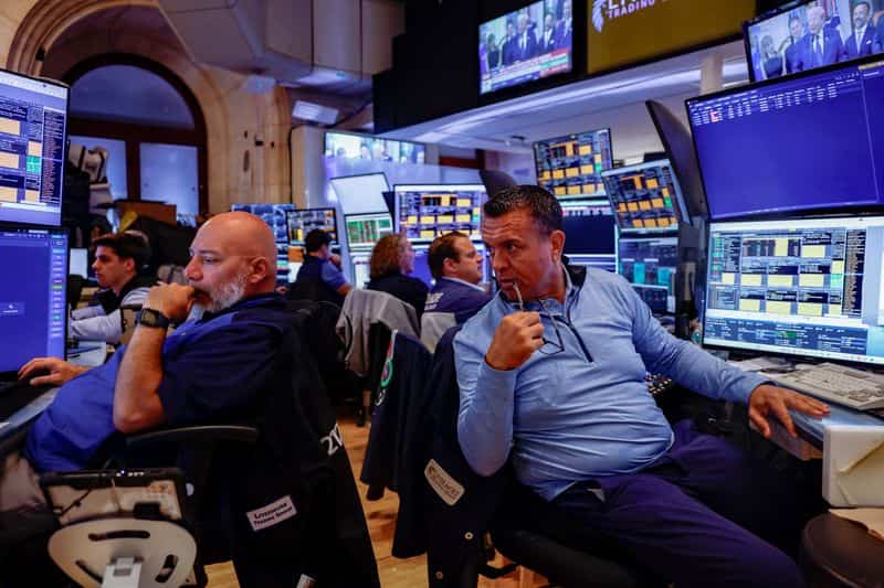 US stocks open lower on Iran tensions, chip stocks slide