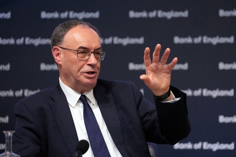 Middle East instability underlines risks, says BoE Governor Bailey