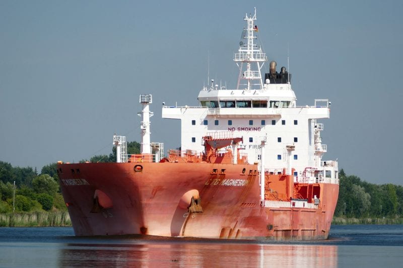 Chemical tanker hit by projectile off Oman, second attack in days