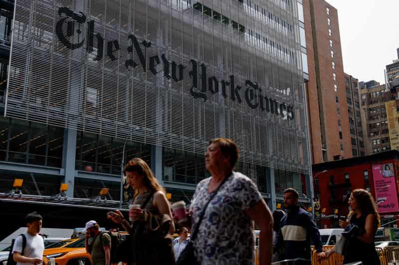 NYT moves to block subpoenas for reporters covering Trump's Air Force One