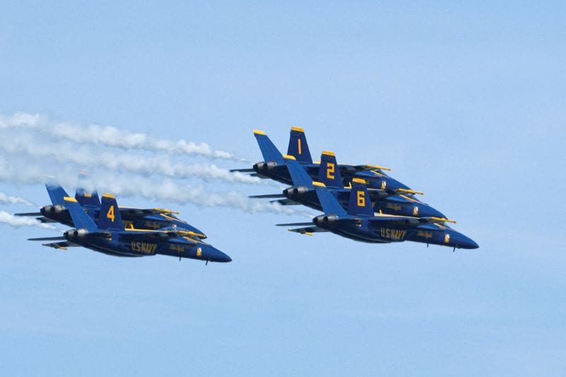 Pentagon chief backs pilots amid review into US Navy Blue Angels' low altitude flight