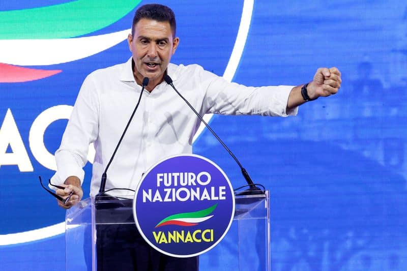 Italy's far-right general's party gains in polls