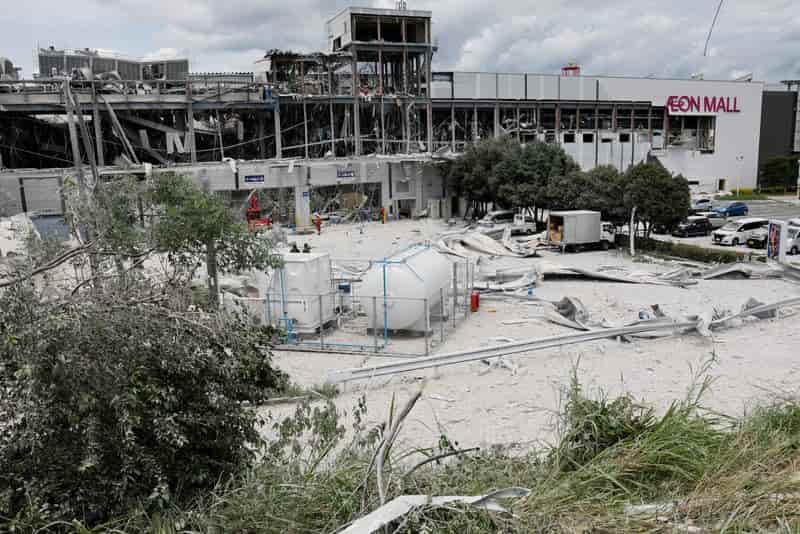 Japan mall blast: Earthquake survivors face new disaster