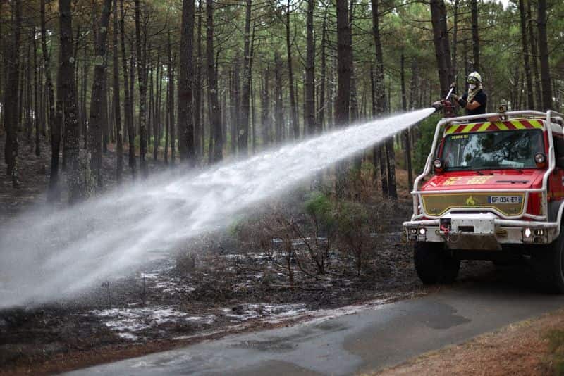 Europe wildfires ease near Bordeaux and Madrid, but Greece and western Spain still burn