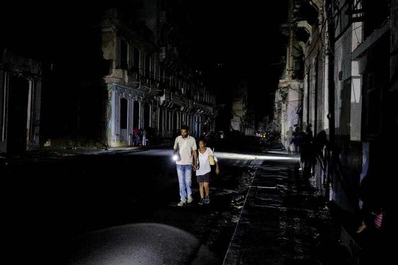 Cuba's national electric grid collapses, plunging island into darkness