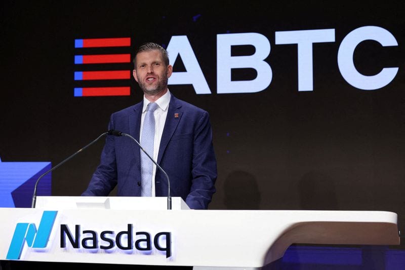 Trump brothers-backed American Bitcoin swings to Q2 loss
