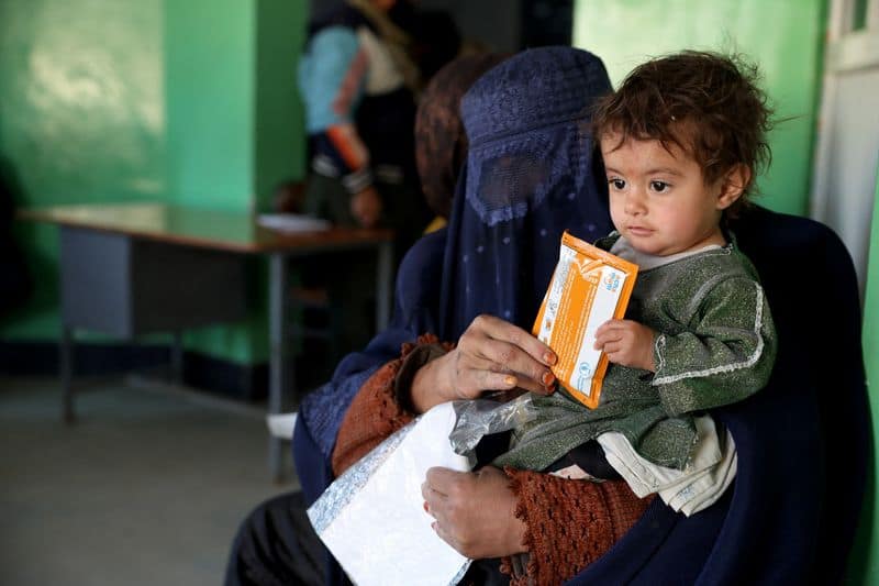 Afghan child malnutrition critical amid aid cuts, WFP warns