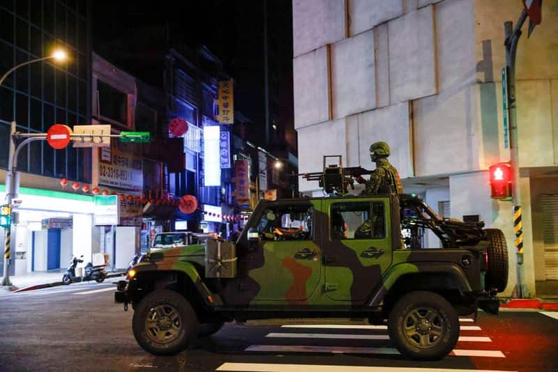 Taiwan President Lai moves to command center during war games