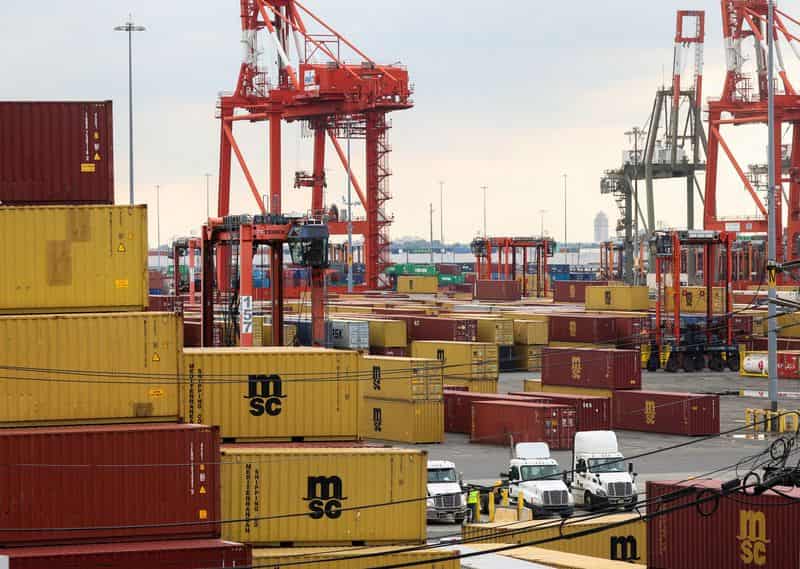 US container imports surge ending as shippers manage tariffs, war