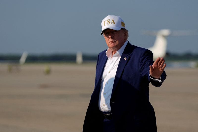 Trump says plane swap due to Iran threat put him at 'greater risk'