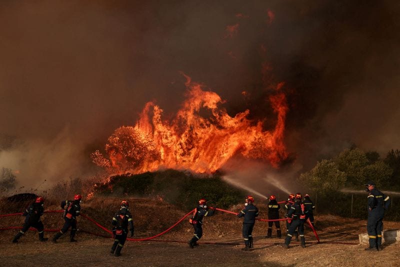 Greece faces growing fiscal risk from wildfires, heatwaves: PM adviser