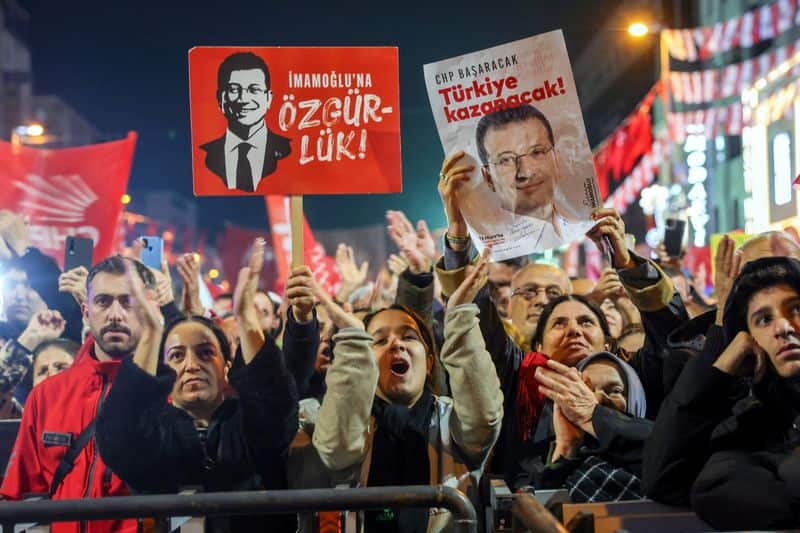 Jailed Istanbul Mayor Imamoglu Joins New Opposition Party