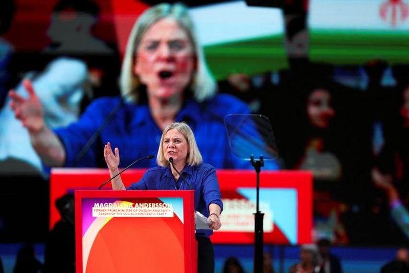 Swedish opposition leads ruling coalition by 10 points in poll