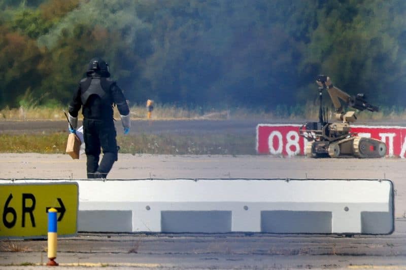 German investigators find third drone, explosives after failed airport attack